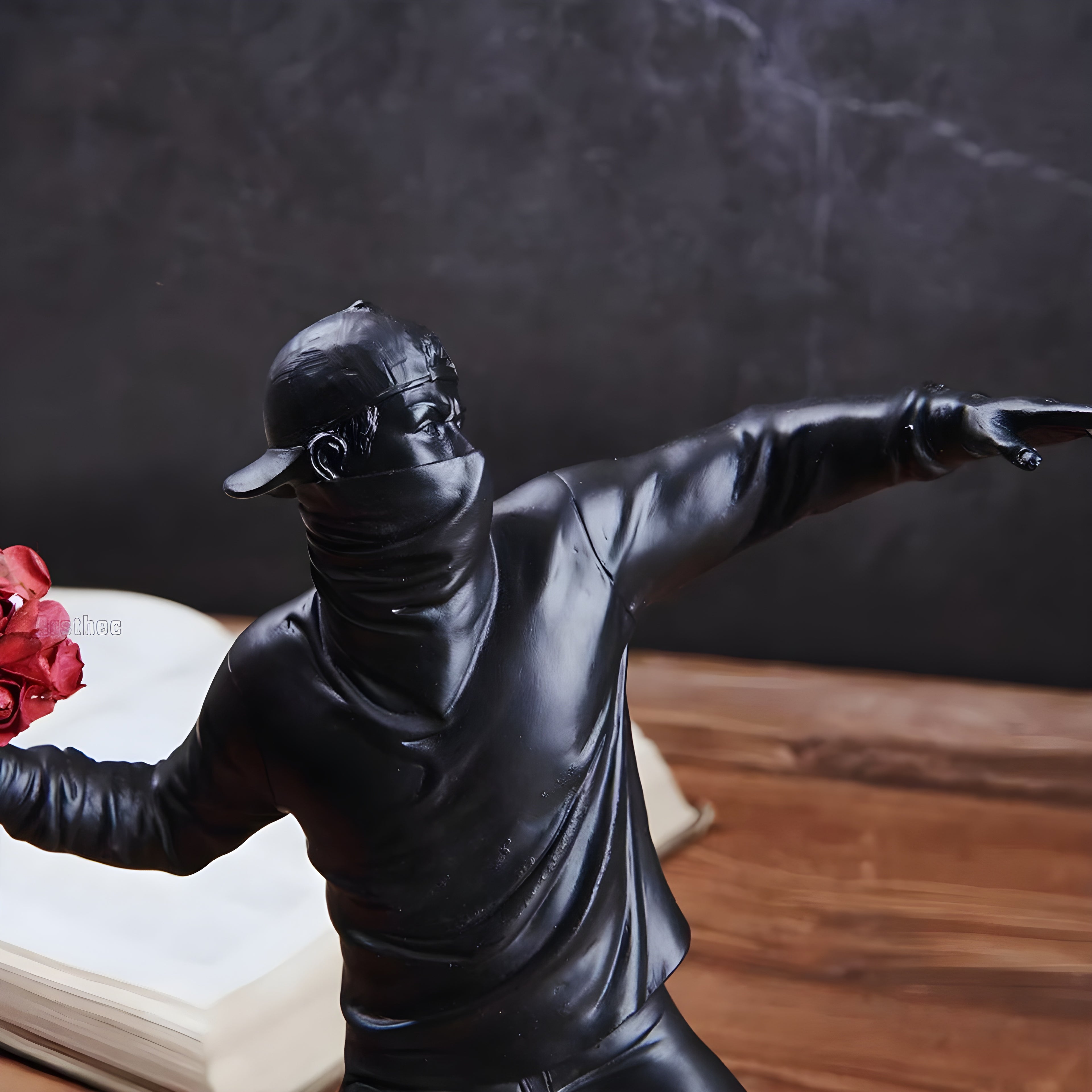 Flower Thrower Figurine
