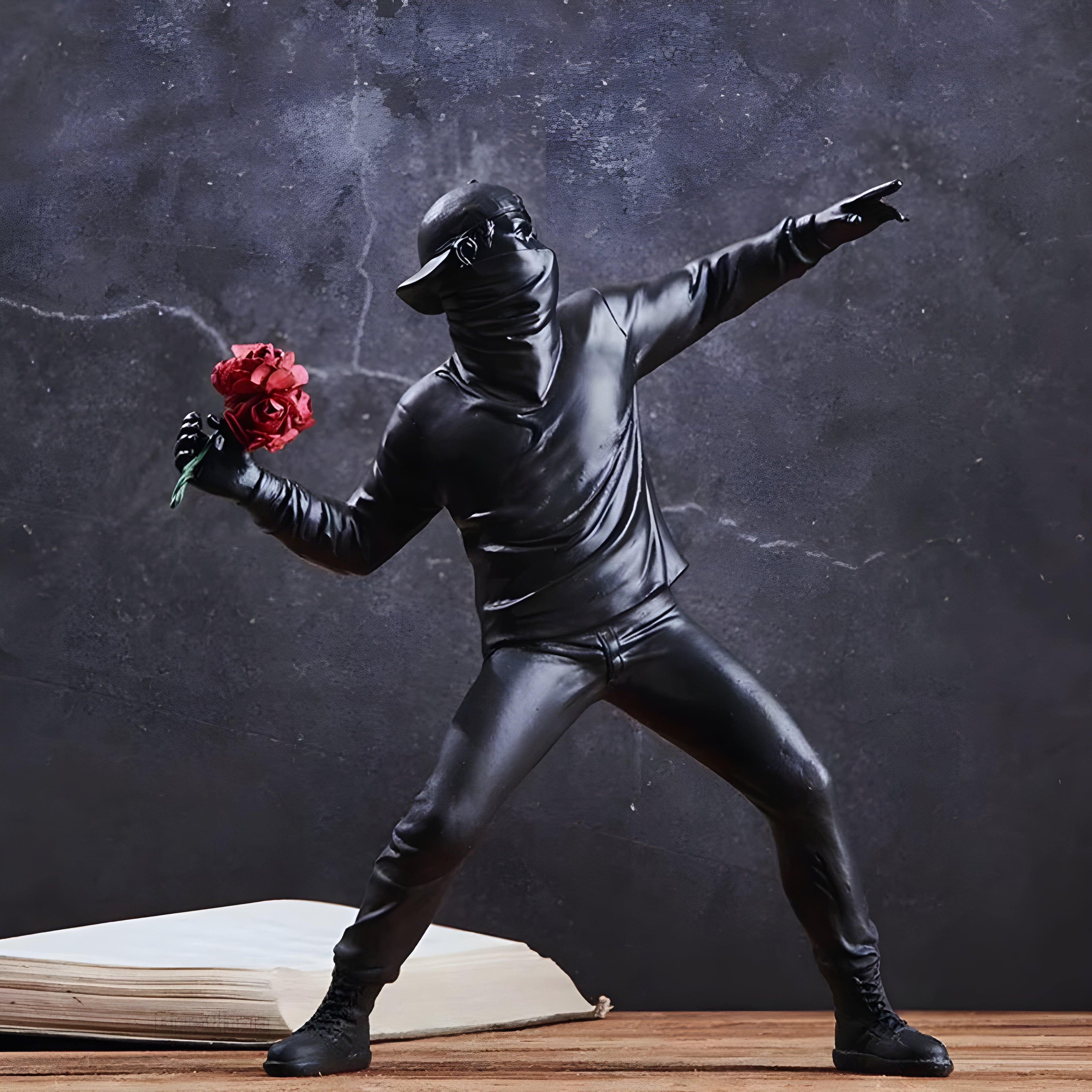 Flower Thrower Figurine