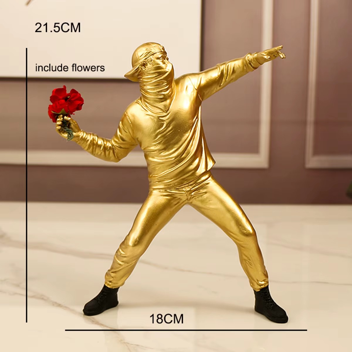 Resin Banksy Figurine