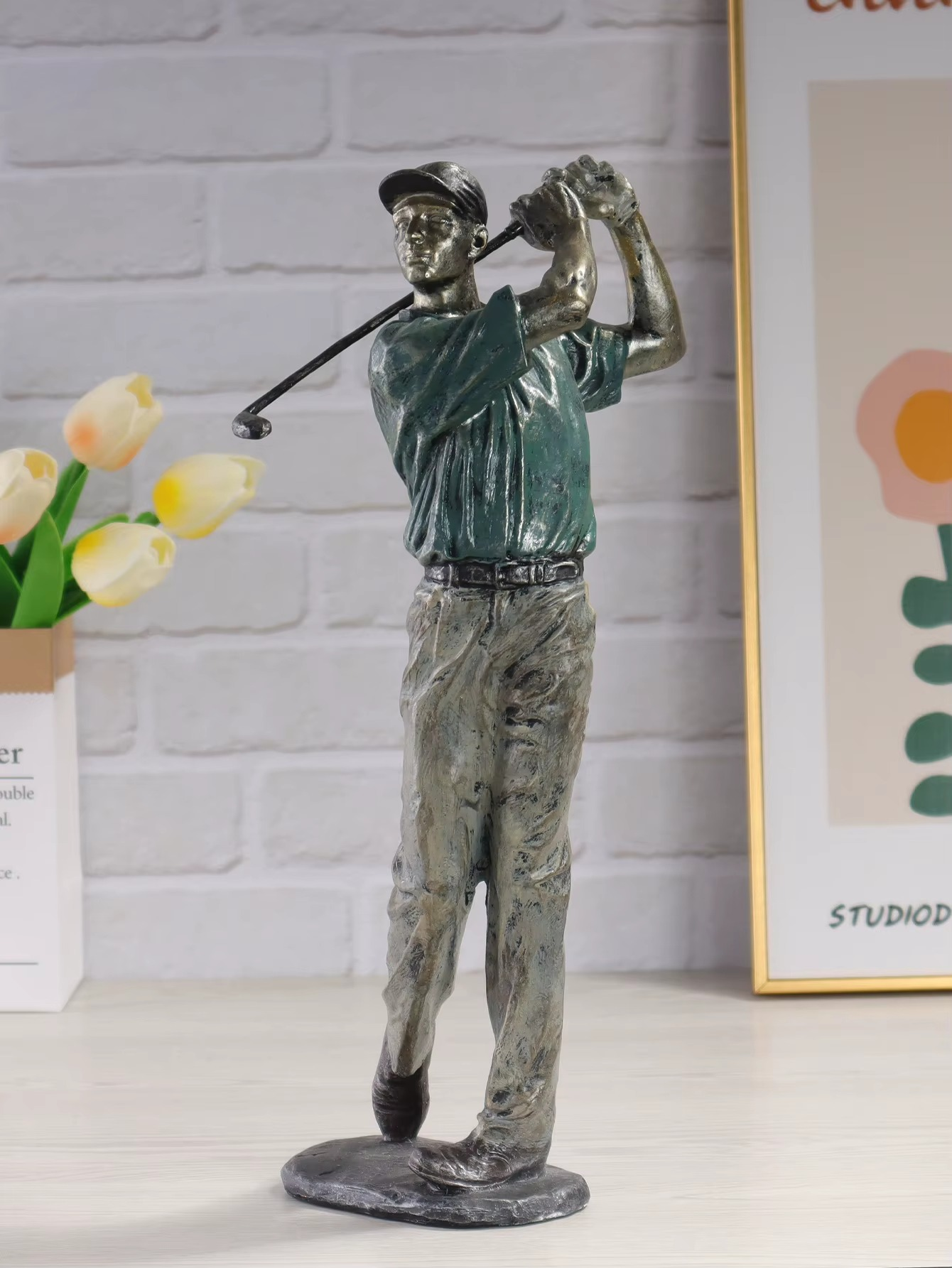 Golf Swing Statue