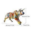 Pop Art Bull Figurine