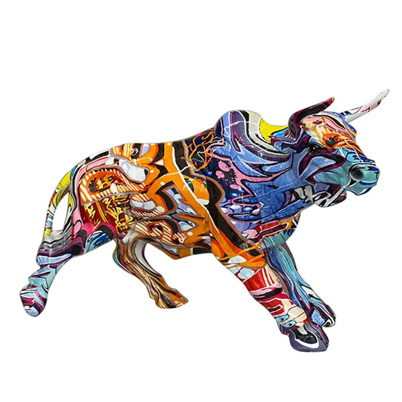 Pop Art Bull Figurine