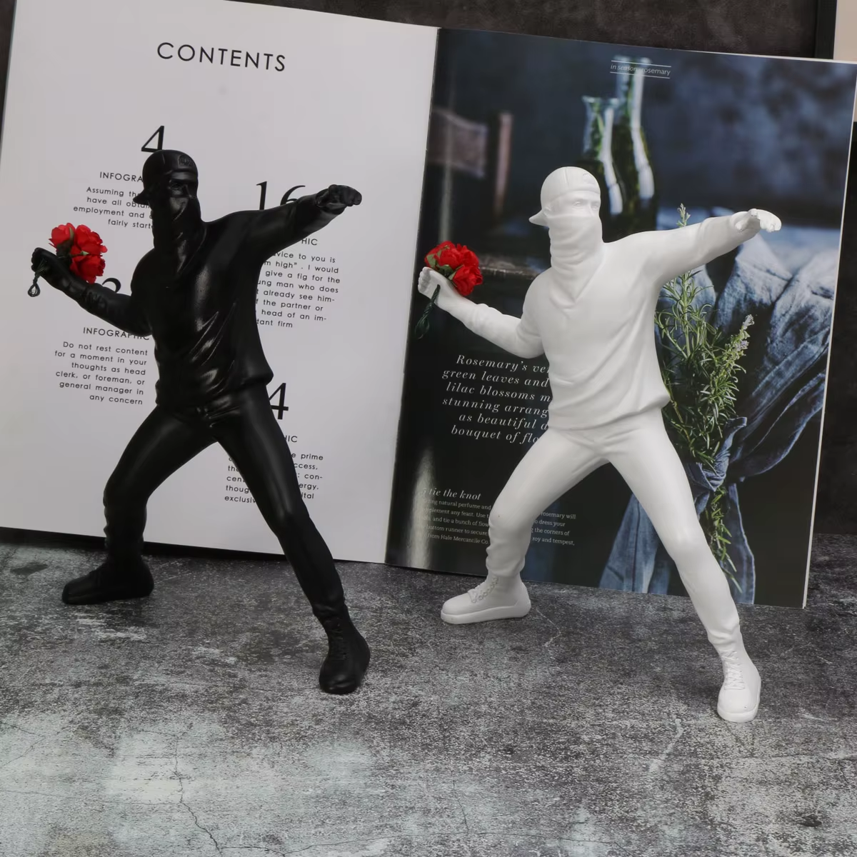 Resin Banksy Figurine