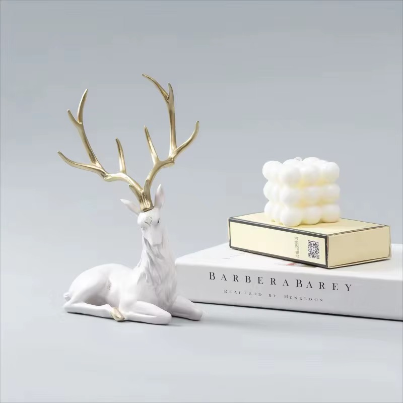 High End Deer Statue