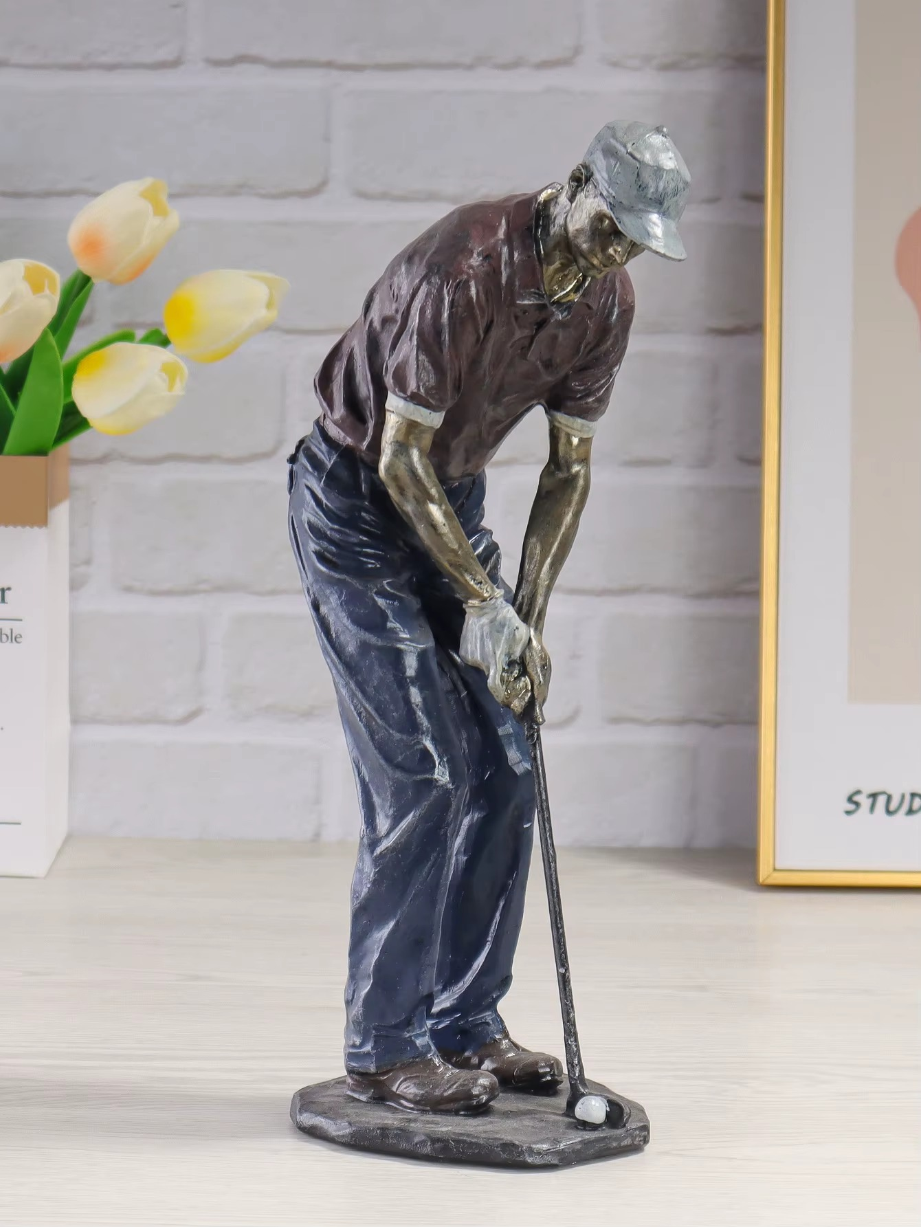 Golf Swing Statue