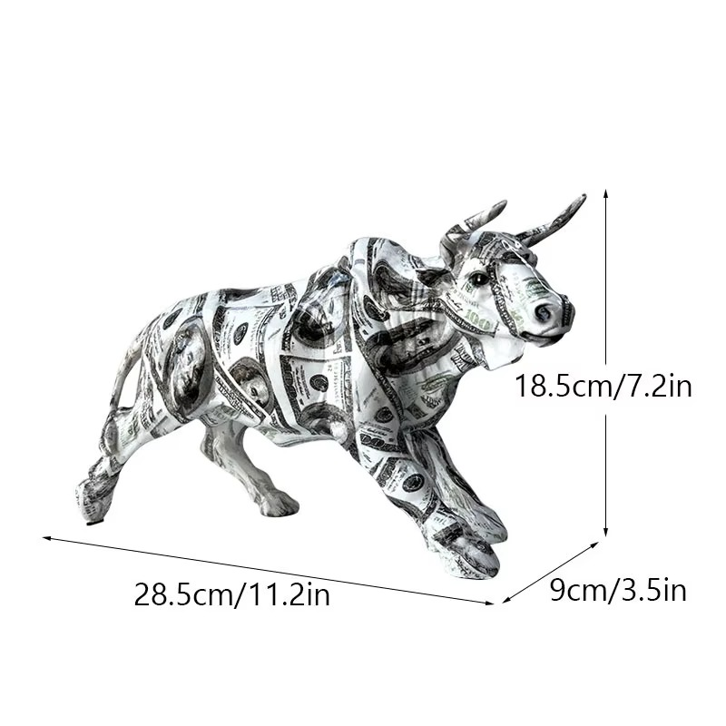 Pop Art Bull Figurine