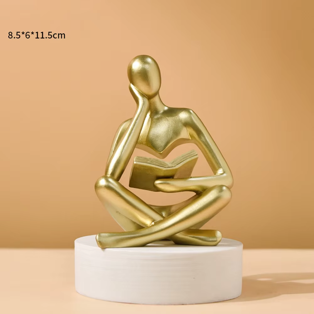 Handmade Thinking Figurine