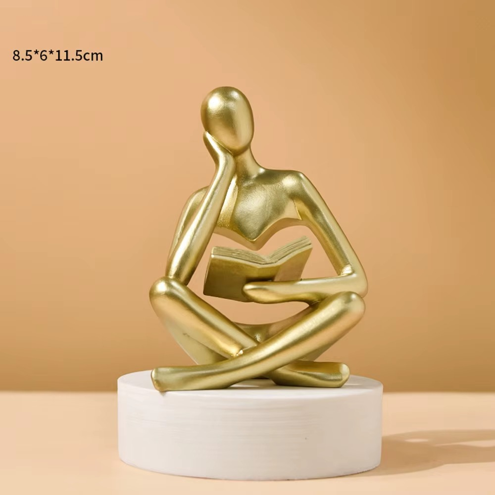 Handmade Thinking Figurine